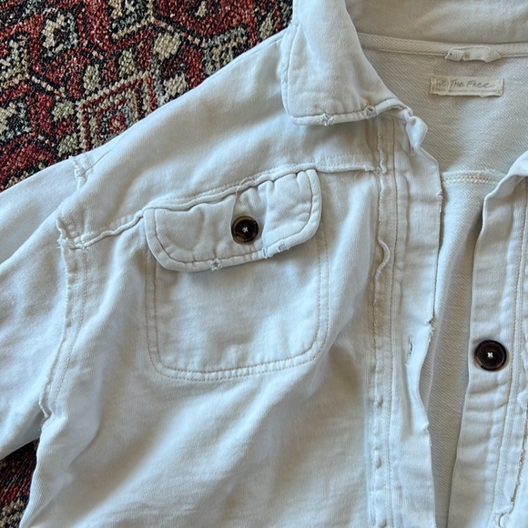 Free People Saturday Cropped Shirt Jacket - Picture 5 of 6